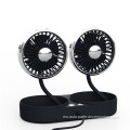 Double Head Double Shaking USB Car Cool Fan